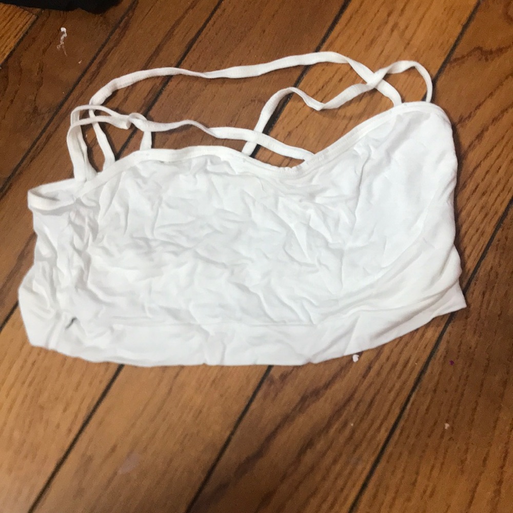 White bralette